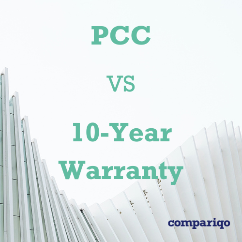 Image illustrating pcc vs 10-year warranty